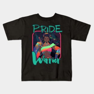 Rainbow Pride PRIDE WARRIOR T-Shirt Mug Coffee Mug Apparel Hoodie Sticker Gift T-Shirt Kids T-Shirt